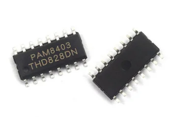 10 adet, PAM8403 PAM8403DR SOP16 Filtresiz 3W D Sınıfı Stereo ses amplifikatörü YENİ ORİJİNAL
