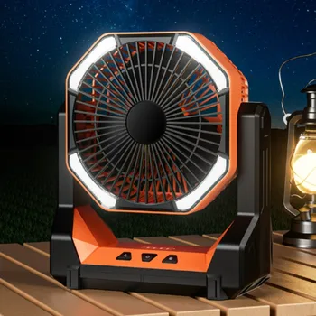 2023 Yeni Açık Kamp Fan Geri Çekilebilir Katlanabilir Taşınabilir Masaüstü USB Hava Sirkülasyon Fanı Masaüstü Küçük Fan Mini Fan