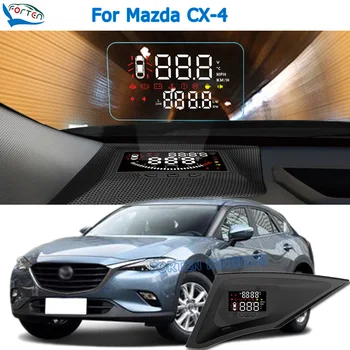 Araba Elektronik HUD HEAD Up Display Kilometre Projektör Mazda CX - 4 CX4 Güvenli Sürüş Ekran Hava bilgisayar