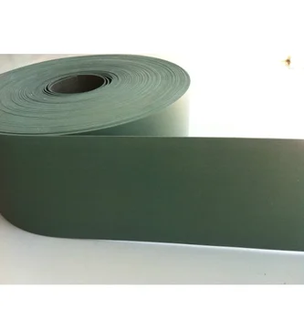 Kalınlığı 1mm 1.5 mm Uzunluk 1.5 m Yeşil Renk PTFE Turcite B CNC Makinesi Aracı Raylar Yumuşak Bant Yapıştır Plastik Kemer