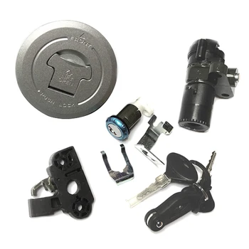 Kontak anahtarı Kilidi Yakıt Gaz Kapağı depo kapağı Koltuk kilit anahtarı Seti Benelli TRK502 TRK502X BJ500GS-A BJ500