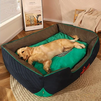 Kulübesı Dört Mevsim Evrensel Anti-Yırtılma Büyük Köpek Çıkarılabilir ve Yıkanabilir Golden Retriever Bite Dayanıklı köpek halısı