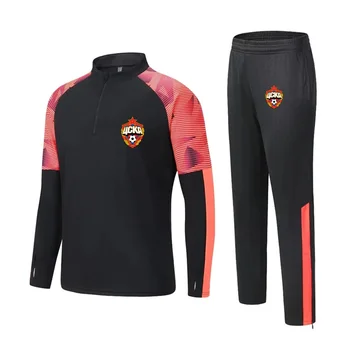 Marka mağazaları satış futbol antrenman kıyafeti kısa uzun kollu jersey pantolon seti 2006T Rusya Moskova özel spor