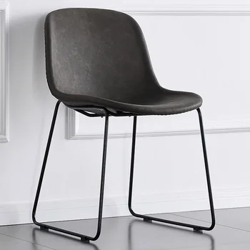 Ofis Özelliği yemek sandalyeleri Oturma Odası İskandinav Modern Plastik yemek sandalyeleri Açık Tasarım Sillas Comedor Ev Mobilyaları SR50DC