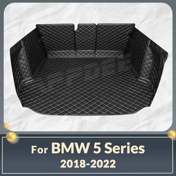 Otomatik Tam Kapsama Gövde Mat BMW 5 Serisi 2018-2022 İçin 21 20 19 Araba bot kılıfı Pad Kargo Astarı İç Koruyucu Aksesuarları