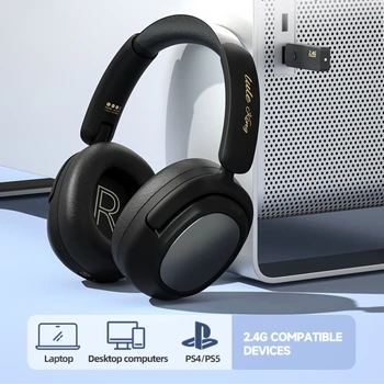 Profesyonel Müzik Bluetooth Kulaklıklar İçin PS4 PS5 Xbox PC Cep Telefonları Kablosuz / Kablolu Aktif Gürültü İptal Bas oyun kulaklığı