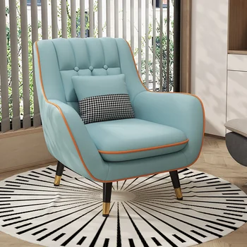 Recliner şezlong Rahat Modern Tasarımcı Tembel Yatak Odası Sandalyeleri Lüks Salon Kanepe Ergonomik Sandalyeler Oturma Odası Mobilya