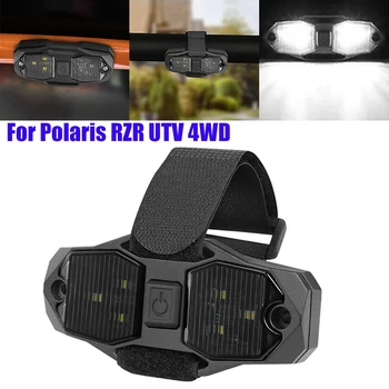 UTV ATV Polaris RZR Golf için anahtarlı 12V evrensel LED kubbe ışık (beyaz ışık)