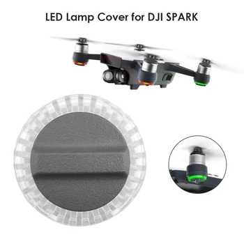 Uzaktan kumandalı drone Yedek Onarım Parçaları Plastik LED Kapak DJI Spark için Bileşen Lamba Kabuk LED Kapak Drone Aksesuarları