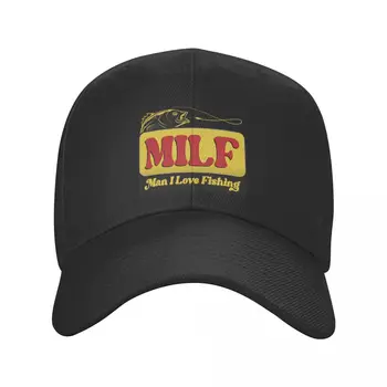 Yeni Klasik Unisex Mılf Adam Seviyorum Balıkçılık beyzbol şapkası Yetişkin Ayarlanabilir Baba Şapka Kadın Erkek Spor Snapback Kapaklar kamyon şoförü şapkaları