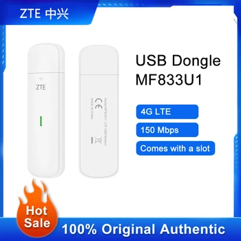 ZTE MF833U1 4G WiFi yönlendirici SIM Kart 150Mbps Taşınabilir Kablosuz WiFi LTE USB Dongle 4G 150MbpsModem Cep Hotspot Ev Ofis