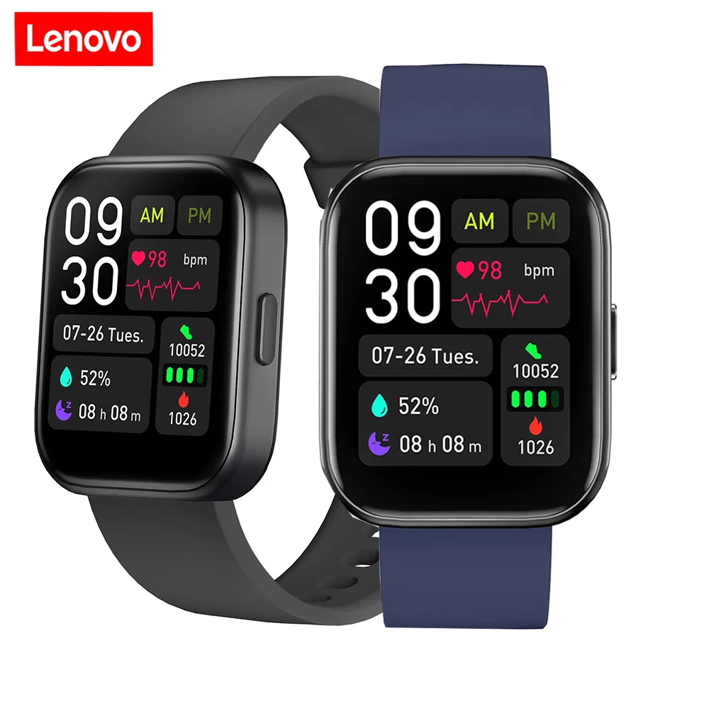 Lenovo 2023 GTS4 Smartwatch BT Çağrı GPS sıcaklık monitörü Smartwatch Kalp Hızı Kan Oksijen Uyku Bilgi Telefon İzle Erkekler