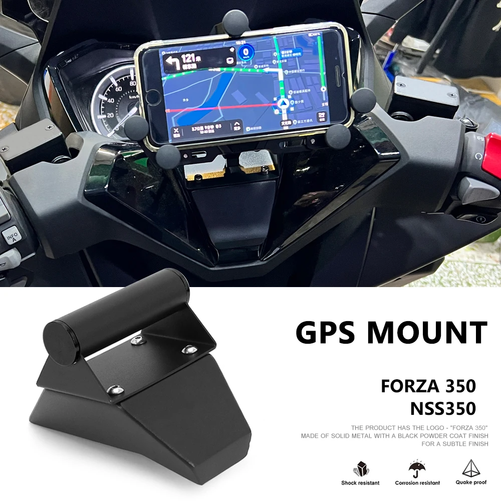 Yeni Motosiklet GPS Dağı Navigasyon Braketi Cep telefon braketi Honda Forza 350 İçin Forza350 FORZA350 NSS350 2021 2022 2023